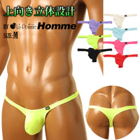 メンズ E6000生地 メンズTバックビキニ 上向き3Dポーチ ローライズ 720058