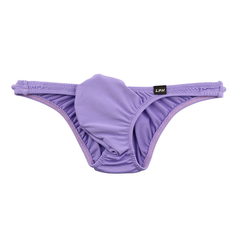 メンズ E6000生地 メンズハーフバックビキニ 上向き3Dポーチ ローライズ 720059