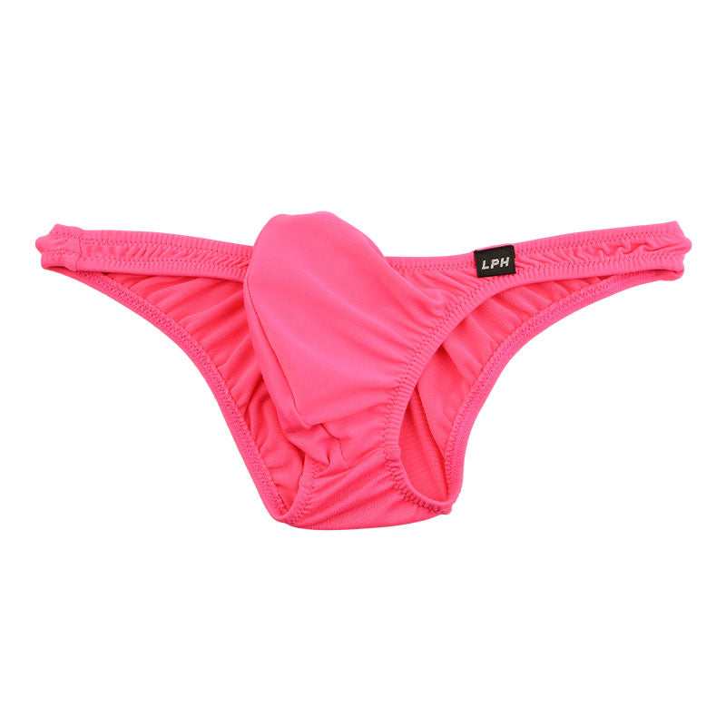 メンズ E6000生地 メンズハーフバックビキニ 上向き3Dポーチ ローライズ 720059