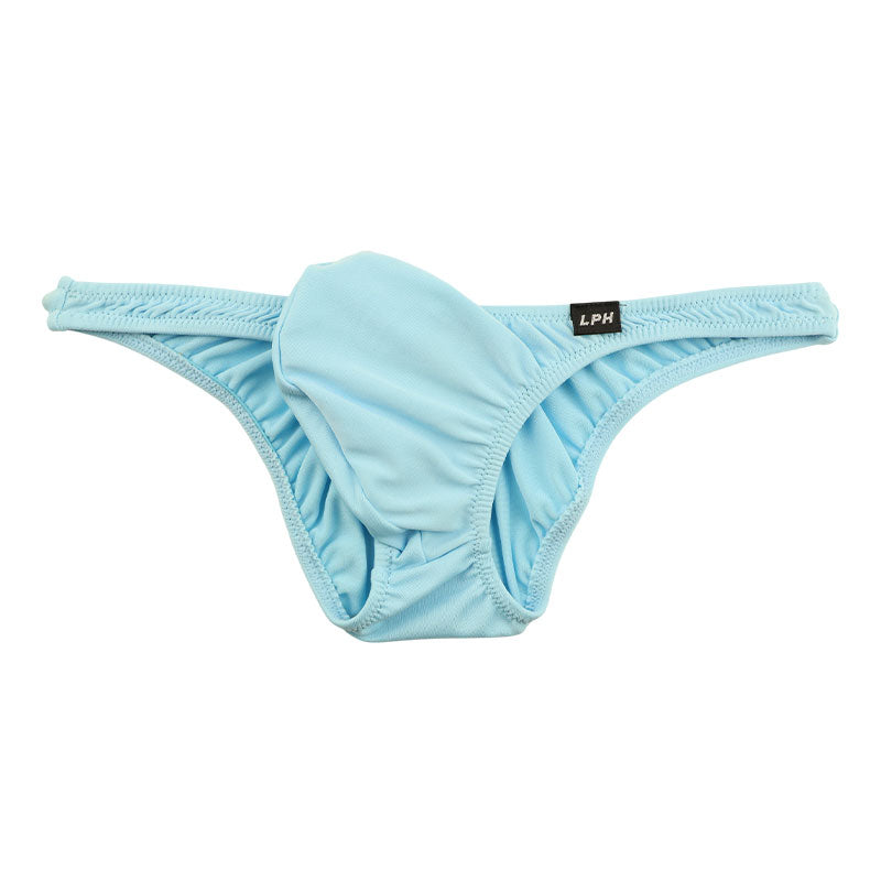 メンズ E6000生地 メンズハーフバックビキニ 上向き3Dポーチ ローライズ 720059