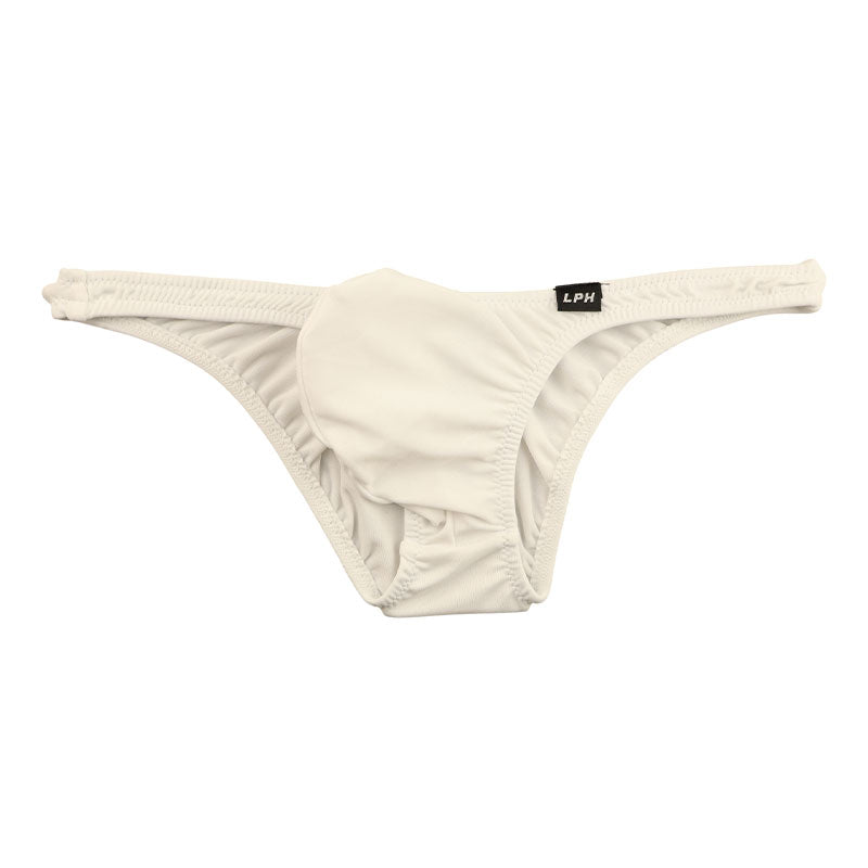 メンズ E6000生地 メンズハーフバックビキニ 上向き3Dポーチ ローライズ 720059