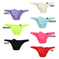 メンズ E6000生地 メンズハーフバックビキニ 上向き3Dポーチ ローライズ 720059