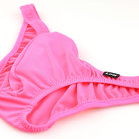 メンズ E6000生地 メンズハーフバックビキニ 上向き3Dポーチ ローライズ 720059