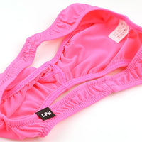 メンズ E6000生地 メンズハーフバックビキニ 上向き3Dポーチ ローライズ 720059