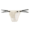 メンズ 透け感 ミストラメ 極小ビキニショーツ サイドループゴム デザイン ハーフバック 720068