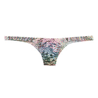 ユニセックス スパンコールプリント 上品微光沢ユニセックス極小ハーフバック 720075