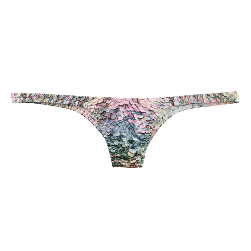 ユニセックス スパンコールプリント 上品微光沢ユニセックス極小ハーフバック 720075