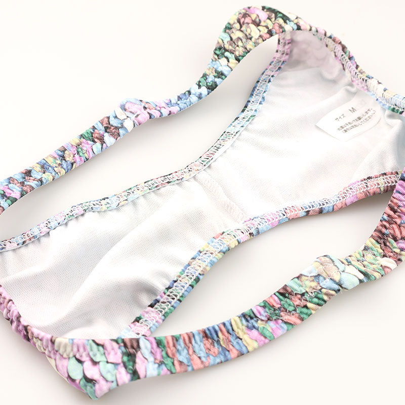 ユニセックス スパンコールプリント 上品微光沢ユニセックス極小ハーフバック 720075