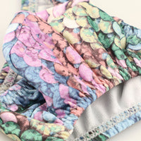 メンズ スパンコール風プリント メンズハーフバック 極小ビキニ 3Dポーチ 722035