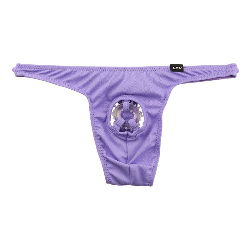 メンズ 発色抜群E6000生地×ソフトシリコンリング メンズTバックビキニ 723006