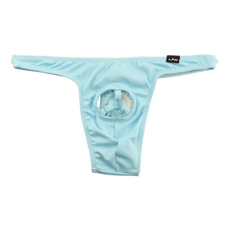 メンズ 発色抜群E6000生地×ソフトシリコンリング メンズTバックビキニ 723006