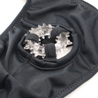 メンズ 発色抜群E6000生地×ソフトシリコンリング メンズTバックビキニ 723006