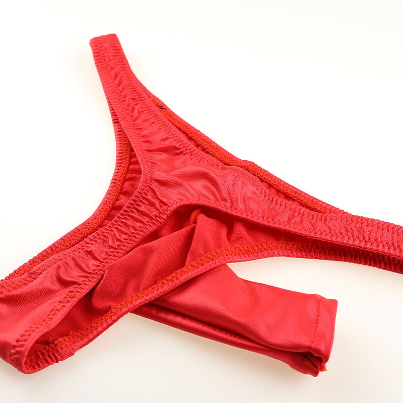 Men's K2S Fabric, Shiny, Comfortable, Independent, Penetrating Elephant T-Back Bikini 723026