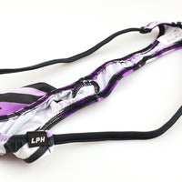 メンズ シルキー素材 メンズTバックビキニ 3Dポーチ ゼブラ柄 723032