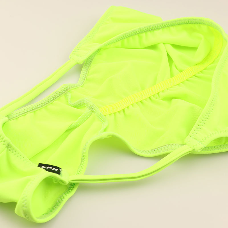 メンズ E6000生地 メンズフルバックビキニ 3Dポーチ＆くい込み仕様 723034