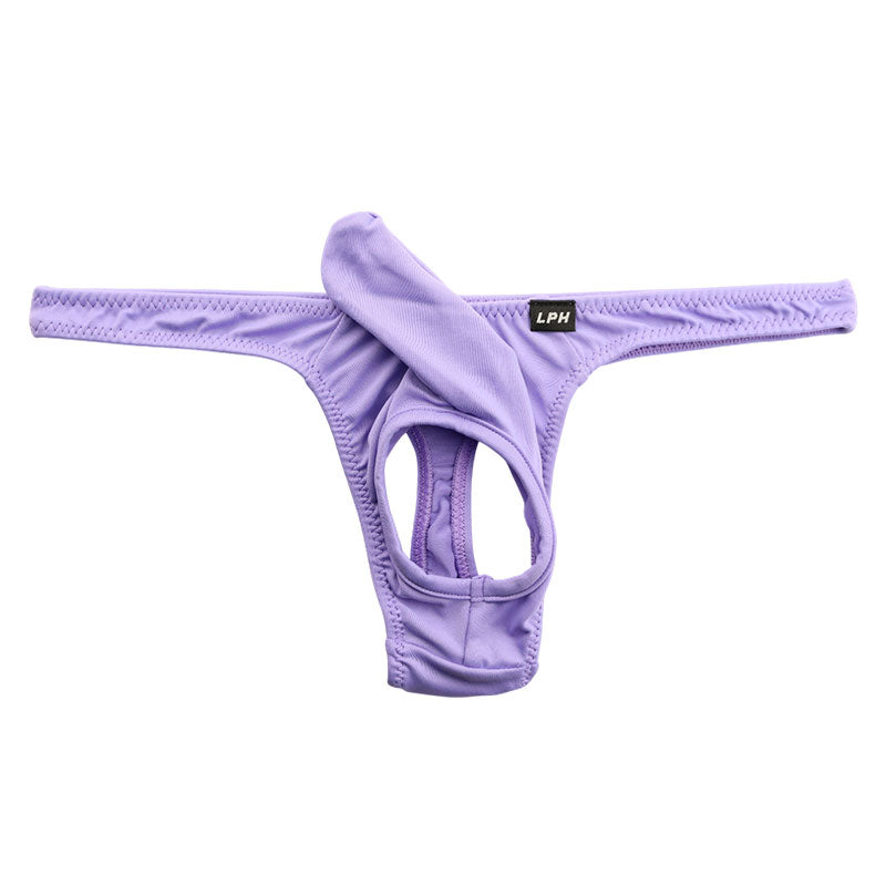 Men's Elephant T-Back Bikini, Wide Front Opening, Made with E6000 Fabric, Soft to the Touch, 723035