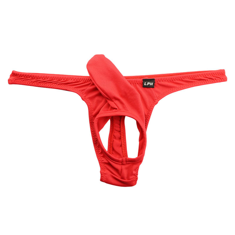 Men's Elephant T-Back Bikini, Wide Front Opening, Made with E6000 Fabric, Soft to the Touch, 723035