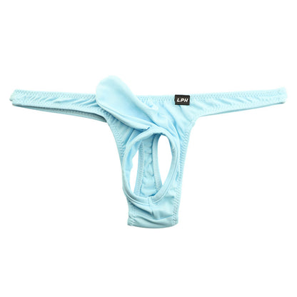 Men's Elephant T-Back Bikini, Wide Front Opening, Made with E6000 Fabric, Soft to the Touch, 723035