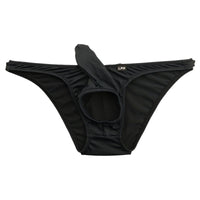 メンズ 柔らか肌触り E6000使用 メンズゾウさんハーフバックビキニ フロント大開き 723036