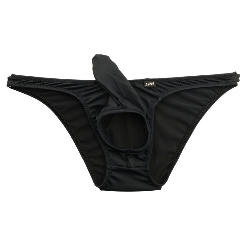 メンズ 柔らか肌触り E6000使用 メンズゾウさんハーフバックビキニ フロント大開き 723036