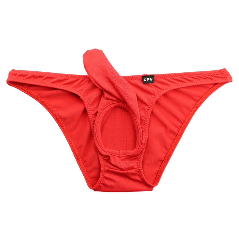 メンズ 柔らか肌触り E6000使用 メンズゾウさんハーフバックビキニ フロント大開き 723036