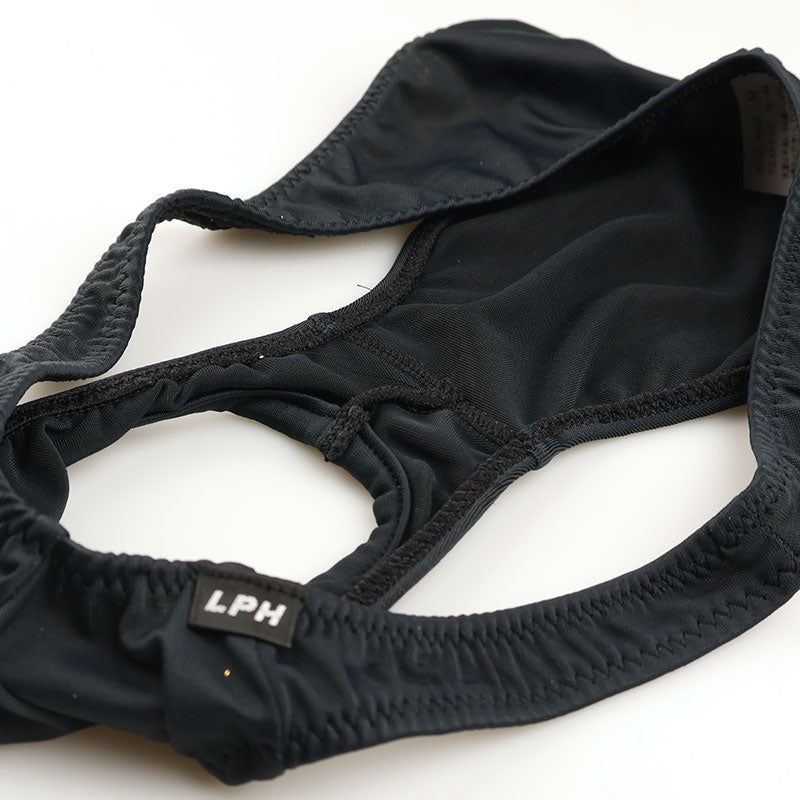 メンズ 柔らか肌触り E6000使用 メンズゾウさんハーフバックビキニ フロント大開き 723036