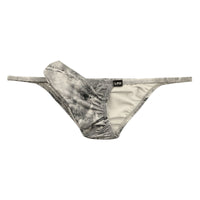 メンズ スタイリッシュ ハーフバックショーツ 3Dポーチ デニムプリント 快適ストレッチ 723042