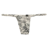 メンズ ハーフバックビキニ スパンコールプリント ストレッチ生地 脇細デザイン 723048