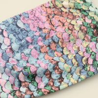 メンズ ハーフバックビキニ スパンコールプリント ストレッチ生地 脇細デザイン 723048