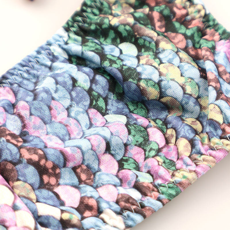 Unisex Sequin Print T-Back with Elegant, Subtle Shine and Minimal Side Ties (723055)