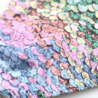 ユニセックス スパンコールプリント 上品微光沢ユニセックス極小脇ヒモハーフバック 723056