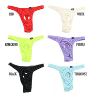 Men's E6000 Fabric Power Ring Built-in Support Underwear T-Back Bikini 726001