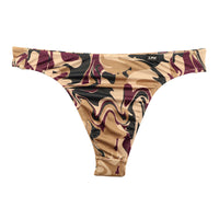 メンズ 迷彩柄 カモフラージュプリント メンズ Tバック ビキニ 光沢 シルキー 伸縮性 快適 726005