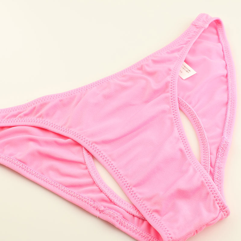 Unisex MFS fabric sexy bikini fully visible O-back shorts 819035