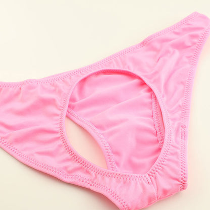 Unisex MFS fabric sexy bikini fully visible O-back shorts 819035
