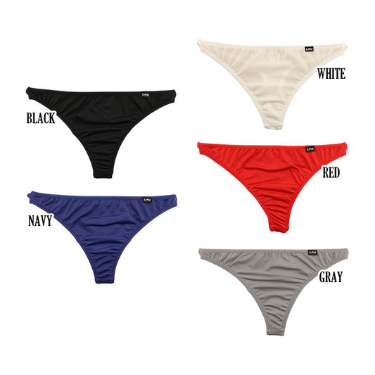 Men's MFS Fabric T-Back Bikini with Secret Pocket, Simple Design, 819041