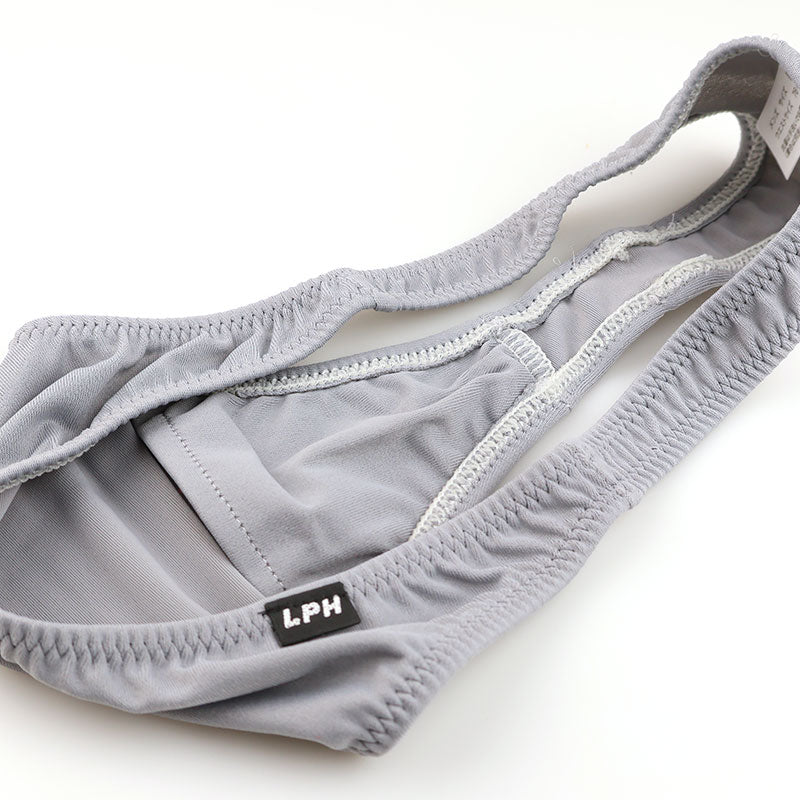 Men's MFS Fabric T-Back Bikini with Secret Pocket, Simple Design, 819041