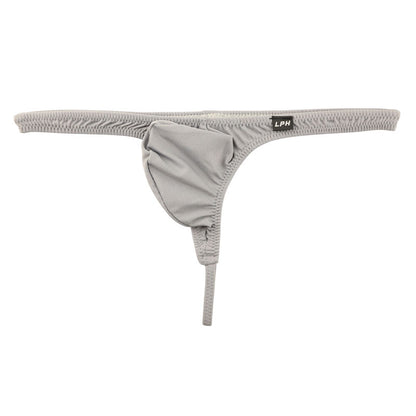 Men's Tight-Fit Stretchy MFS Fabric 3D Pouch G-string Bikini 819044