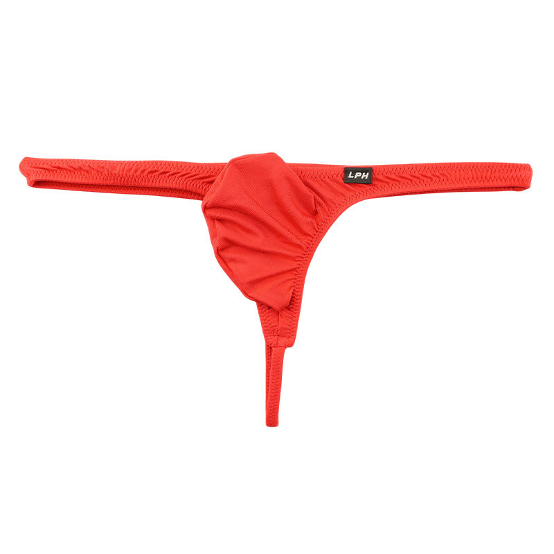Men's Tight-Fit Stretchy MFS Fabric 3D Pouch G-string Bikini 819044