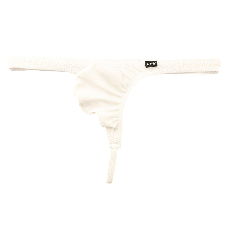Men's Tight-Fit Stretchy MFS Fabric 3D Pouch G-string Bikini 819044