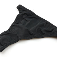 ユニセックス しっとりなめらかなMFSストレッチ生地 Tバック 深履き 一枚仕立て フラット仕様 シンプル 820029