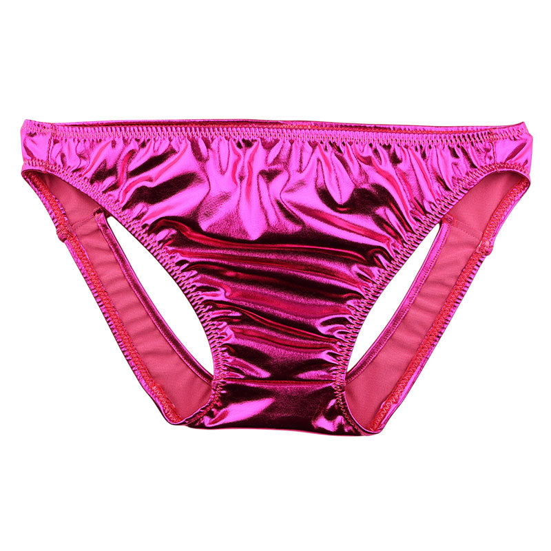 Unisex O-back with glossy metallic fabric 822011