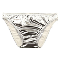 Unisex O-back with glossy metallic fabric 822011