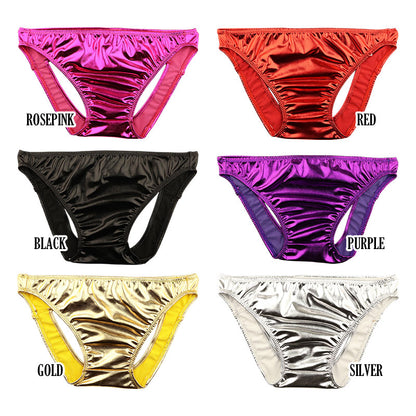 Unisex O-back with glossy metallic fabric 822011