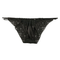 メンズ 光沢フェリカ生地使用 メンズフルバックショーツ 透け感レースでセクシー＆エレガント 快適フィットで日常下着にも 826004