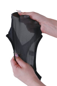 Unisex GUS Fabric Glossy 1 Piece Tailored No Hugging High Leg Half Back Shorts 621056