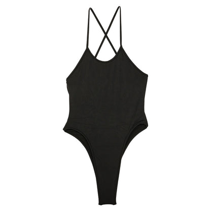 La-Pomme E6000 Fabric Leotard Costume Open Back Bikini 94020