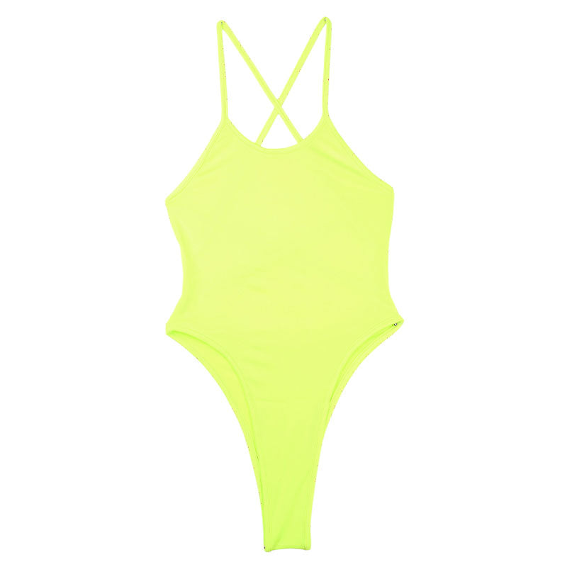La-Pomme E6000 Fabric Leotard Costume Open Back Bikini 94020