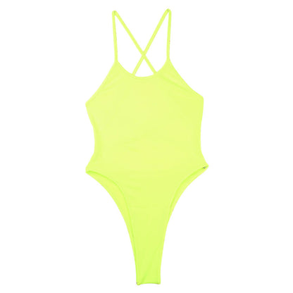 La-Pomme E6000 Fabric Leotard Costume Open Back Bikini 94020