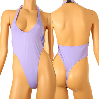 La-Pomme E6000 fabric T-back leotard bikini 94021, featuring a smooth and comfortable feel